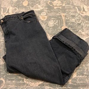 Explore size 24W Capri jeans